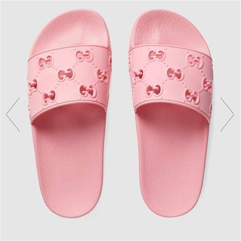 gucci slides pink